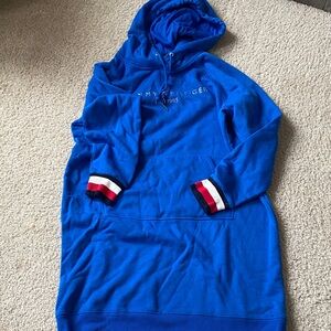 Tommy Hilfiger Royal Blue Hoodie Dress